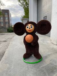 Топиарная фигура Крокодил Гена и Чебурашка