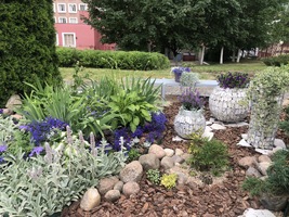 Садовая фигура Габион "Шар" D-80см